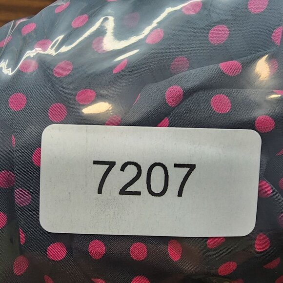 Womens Vintage Kasper Polka Dot Blouse Long Sleeve Tie-Neck Size 12 - Picture 8 of 8